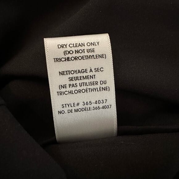 Nanette Lepore black & blue floral silk midi dress size 12 - Picture 10 of 13